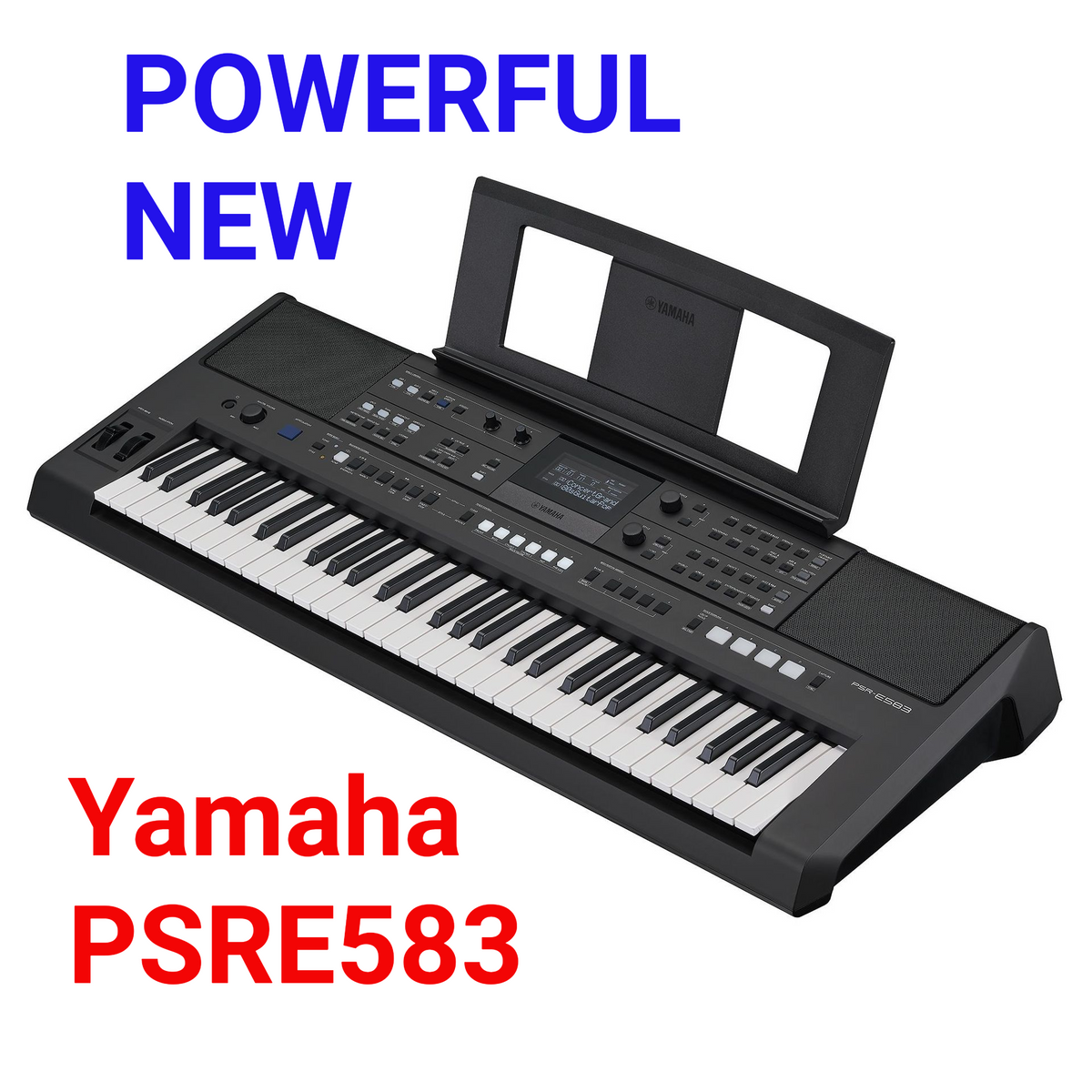 THE ALL New Yamaha PSR-E583 61-key Portable Keyboard